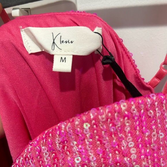 Pink Sequin Dress - Picture 2 of 4